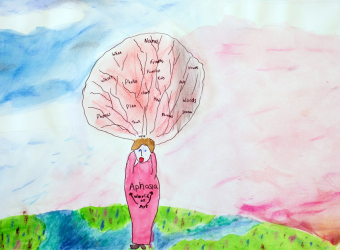 Aphasia artwork by Pamela